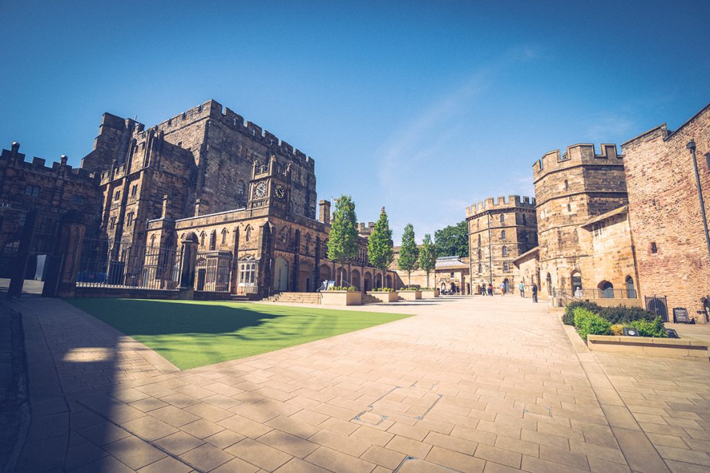 Lancaster Castle courtyard area